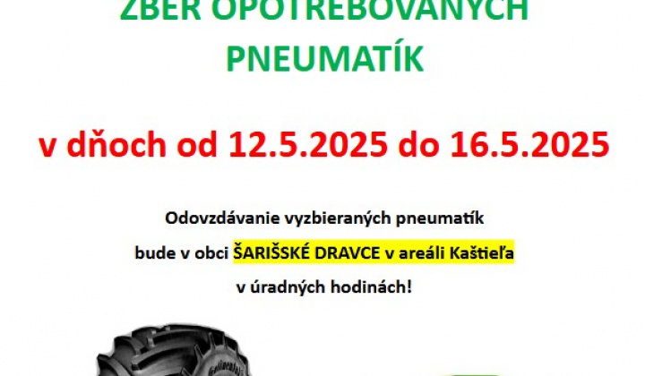 1. fotografia fotogalérie Zber pneumatík v našej obci - foto