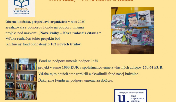 1. fotografia fotogalérie Nové knihy – Nová radosť z čítania - foto