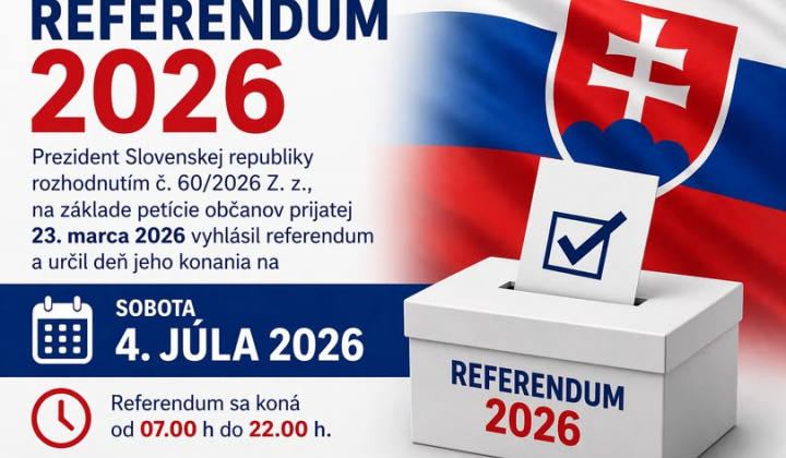 Fotka - Referendum 2026 - informácia