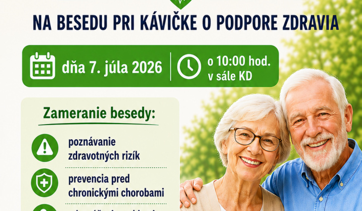 Fotka - Beseda o podpore zdravia seniorov